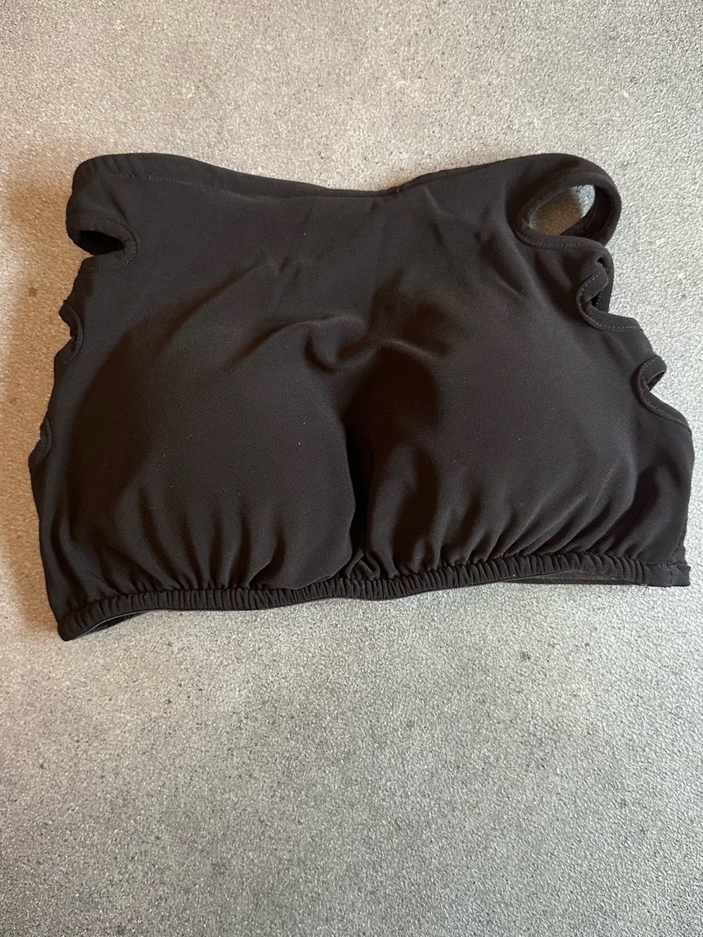 ZYM Black Latin dance top